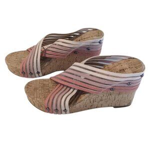 Lucky Brand wedge sandals Size 8